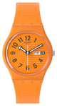 Swatch SO28O703 TRENDY LINES IN SIENNA (34mm) Orange Dial / Watch