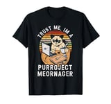 Project Management Job Occupation Project Manager Cat Lover T-Shirt