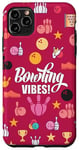 iPhone 11 Pro Max Bowling Vibes Strike Pins and Ball Pattern Girls or Women Case