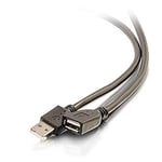 C2G Legrand 139935 Long câble d'extension USB A vers A Blanc Plug and Play 15,2 m