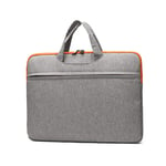 ZYDP Laptop Bag Case for Lenovo Notebook Liner Bag for Apple Macbook Millet 14/16 Inch Laptop Sleeve Business Handbags (Color : Gray, Size : 14 inch)