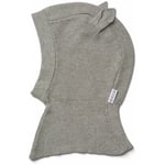 Liewood Mads knit hat – rabbit grey melange - 9-12m