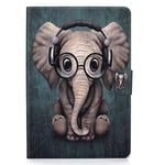JIan Ying Case for Huawei MediaPad T5 10.1" Tablet Beautiful Patterns Protector Cover Baby elephant