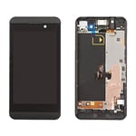 Un known IPartsBuy LCD Screen + Touch Screen Digitizer Assembly with Frame for BlackBerry Z10 4G Accessory Compatible Replacement (Color : Black)