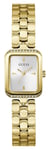 Guess GW0865L2 ISLA Crystal (22mm) Silver Sunray Dial / Gold Watch