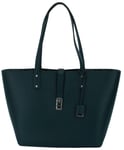 Michael Kors Navy Tote Bag Dark Blue Open Top Leather Large Karson Handbag