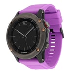 Garmin Fenix 3 / 3 HR / 5X silicone watch band - Purple