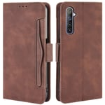 HualuBro OPPO Realme 6 Pro Case, Magnetic Full Body Protection Shockproof Flip Leather Wallet Case Cover with Card Slot Holder for OPPO Realme 6 Pro Phone Case (Brown)
