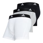 adidas Kalsonger 3-pack - Vit/Svart/Grå, storlek X-Large