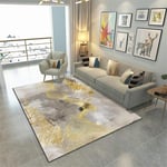 Kunsen extra large rug Rectangular living room carpet golden pattern does not deform or fade lounge accessories big rug 200X300CM 6ft 6.7" X9ft 10.1"