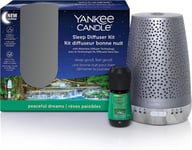 Silver Starter Kit & Peaceful Dreams Sleep Diffuser Starter Kit - Yankee Candle