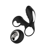 Midnight Magic Hyperion Remote Controlled Couple Vibrator Cock Love Ring