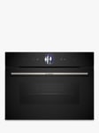 Bosch Series 8 CSG7361B1 Built In Compact Electric Oven with Steam, Black