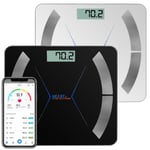 Heartline Bathroom Scales Body Fat Bmi Smart Bluetooth Weighing Weight Digital
