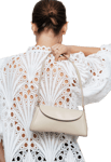 Wera Handväska i skinn ALBA Beige