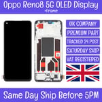 Oppo Reno8 5G CPH2359 OLED LCD Screen Display Touch Digitizer Replacement