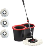 Requisite Needs Smart mop cleaning set – Black edition – Mop + Bucket 