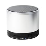 TECEVO S10 Lite Bluetooth Wireless Speaker Portable Rechargeable Bluetooth Speaker , Wireless Stereo Speaker for iPhone, iPad, iPod, Samsung, Mobile Phones, Tablets PC, Laptops, Ultrabook & more devices(with microphone) (Silver)