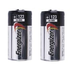 Energizer Batteri 2-pack lithium LR123 CR17345 3V
