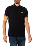 Barbour InternationalEssential Tipped Polo Shirt - Black/Yellow