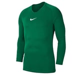 Nike Park First Layer Jersey Ls Maillot Homme, Pine Green/White, FR (Taille Fabricant : XL)