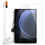 Spigen Galaxy Tab S9 FE Plus Fodral Härdat Glas Skärmskydd - Clear - TheMobileStore Galaxy Tab S9 FE Plus