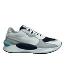 Puma Mens RS 9.8 Cosmic White/Blue Running Trainers Textile - Size UK 6.5