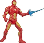 Marvel F0280 Hasbro Gamerverse 6-inch Action Figure Toy Iron Man Overclock Video