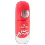 GEL NAIL POLISH Essence Vibrant Red Bingo Flamingo Shade Long Lasting Formula UK