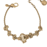 Bottega Boccadamo Bracelet Leaf Stone Guld