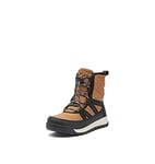 Sorel KIDS WHITNEY II SHORT LACE WATERPROOF Unisex Kids Casual Winter Boots, Brown (Elk x Black) - Youth, 5 UK