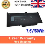 For Latitude 5300 5310 (2-in-1) 7300 7400 60Wh Laptop Battery MXV9V