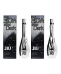 Jennifer Lopez Womens Glow After Dark Eau de Toilette 50ml Spray X 2 - One Size