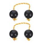 2 st Kashaka Instrument Aslatuas rytmisk boll Barn Vuxna Hand Shaker Klassisk-mxbc