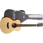 Kepma Guitars Travel ES36E-K10 Natural Mini OM Ak.gitar m/pickup