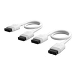 CORSAIR iCUE LINK 200mm Straight/Straight Cables - White