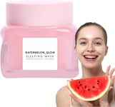 Watermelon Pink Glow Sleeping Mask, Watermelon Overnight Face Masks Skincare, An