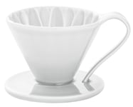 Arita Ware, Cafec Flower Dripper - White , Cup 1 (1-2 cups)