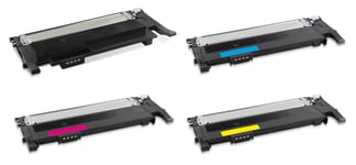 Samsung CLX-3305 Series Yaha Toner Rainbowkit Sort/Cyan/Magenta/Gul (1.500/3x1.000 sider) Y15686RB 50240900