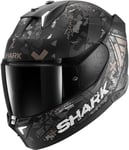SHARK, Casque Moto intégral SKWAL i3 Hellcat Noir / Blanc / Gris, XS
