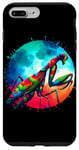 Coque pour iPhone 7 Plus/8 Plus Cool Graphic Tie Dye Lunettes de soleil Mantis Illustration Art