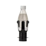 SodaStream Bouteille en plastique de 0,5 l, adaptateur duo, passe au lave-vaisselle, noir/blanc, 22,7 cm de haut