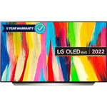 LG C2 65 Inch OLED 4K Ultra HD HDR Smart TV Silver