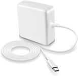 Chargeur USB C 87 W de type C pour MacBook Pro 15" 13" New Air 13" pour Huawei Matebook s¿¿rie USB-C Chargeur d'ordinateur portable 96 W de type C