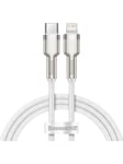 Baseus USB-C cable for Lightning Cafule PD 20W 2m (white)