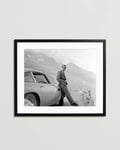 Sonic Editions Framed Connery And His Aston Martin