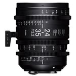 Sigma Cine 24-35mm T2.2 FF Zoom Lens Fully Luminous - Canon Mount