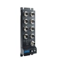 (DMC Taiwan) 8 Port M12 Unmanaged Industrial Ethernet Switch, IP67 Rating