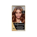 LOral Paris Preference Permanent Hair Dye, Luminous Colour, Light Golden Brown 5.3