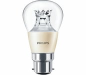 Philips 6w = 40w LED DimTone Golf Ball Bayonet Cap B22 Dimmable Lamp Warm White
